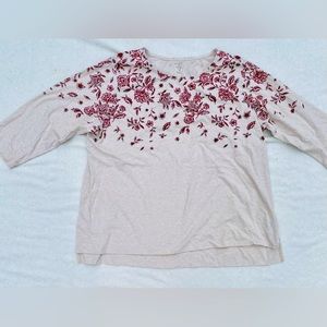 Preswick & Moore Long Sleeved Plus Size Top